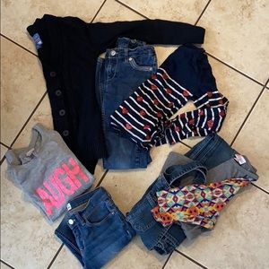 Lot of 3 girls outfits size small 7/8